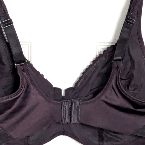 Bali (36D) Black Lace Underwire Bra - Picture 10 of 14